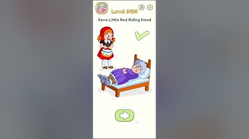 Dop 2 (Delete One Part) Level - 3495 Save Little Red Riding Hood #shorts #shortsfeed #viralshorts