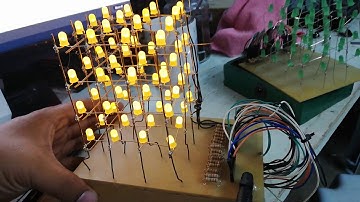 Led Cube using Lattice MachX02 FPGA