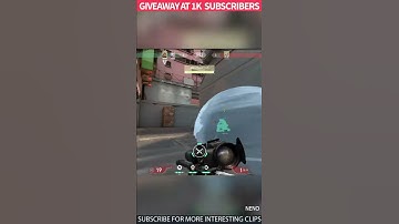 Jett da Muqabala | Jett + Operator 1v4 | NENO Valorant #shorts