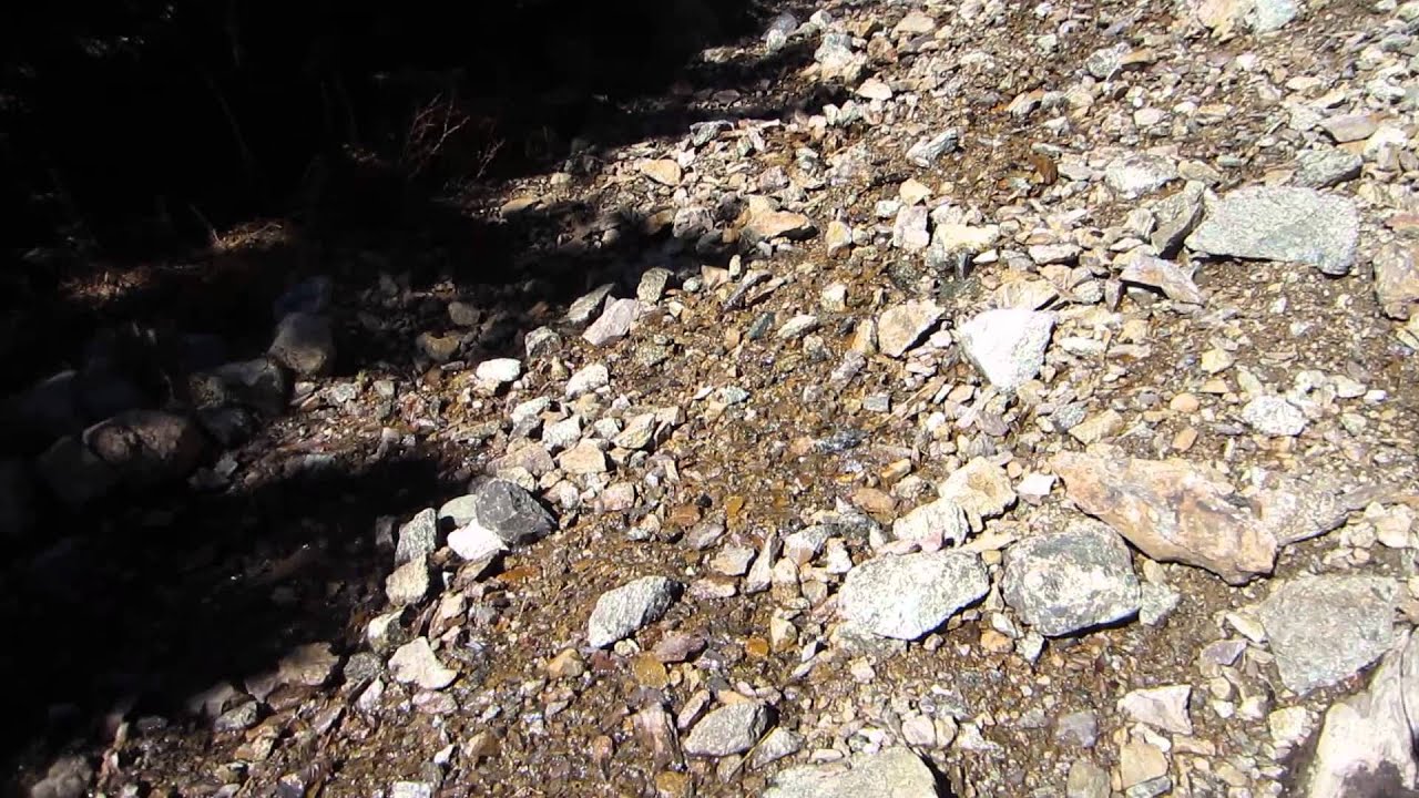 A babbling cascade on the Fourth of July Trail