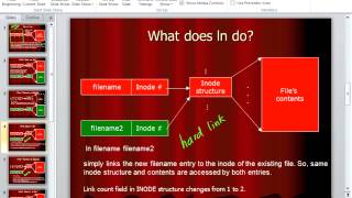 Linux ln and cp commands