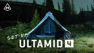 Hyperlite Mountain Gear UltaMid 4 - Ultralight Pyramid Tent | UK
