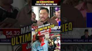 HENDROPRIYONO ULTIMATUM RIZIEQ❗️IMMIGRANT DON'T BE A PROVOCATOR🔥 #shorts