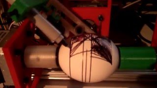 Eggbot, EiBot Board, in action