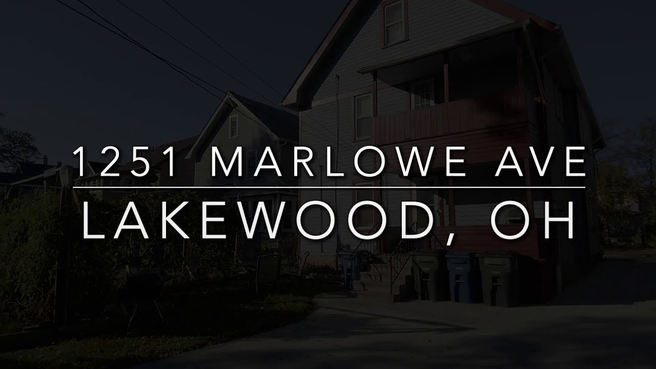 1251 Marlowe Ave. Lakewood, OH YouTube
