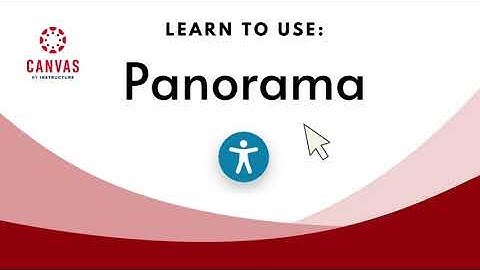 Canvas Training | Panorama Overview