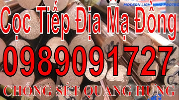[Cọc Tiếp Địa]  Cọc Tiếp Địa Đồng | Công Ty Quang Hưng