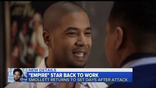 'Empire' star reportedly back at work after alleged assault