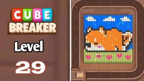 Color Cube Breaker Level 29 Solution Walkthrough 