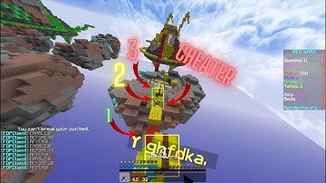 beating a cheater in a 1v3 | Herobrine.org