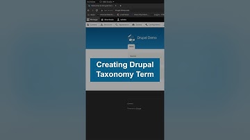 Creating Drupal taxonomy term