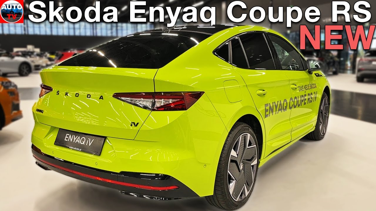 NEW 2023 Skoda Enyaq Coupe RS iV - FIRST LOOK Visual REVIEW 
