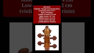 The c. 1741 'Hart, Kreisler' Bartolomeo Giuseppe Guarneri 'del Gesù' Violin, Cremona