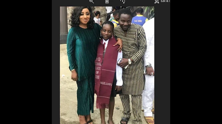 Mide Martins & Afeez Owo celebrate their 1st daughter as she graduates from secondary school