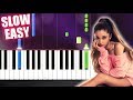 Ariana Grande - One Last Time - EASY Piano Tutorial by PlutaX