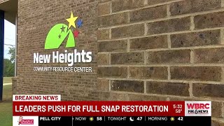 Leaders push for full SNAP restoration