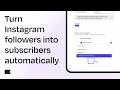 How to Turn Instagram Followers into Email & SMS Subscribers with Social Auto-Replies