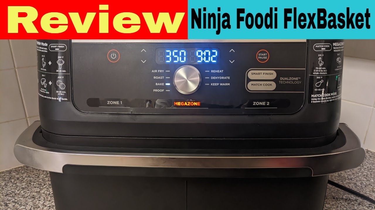Ninja Foodi 7-In-1 Dualzone Flexbasket Air Fryer with 11-Qt Megazone 