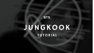 How to draw Jungkook Step by step - BTS Drawing Tutorial | sjxart #bts #jungkook #drawing #art