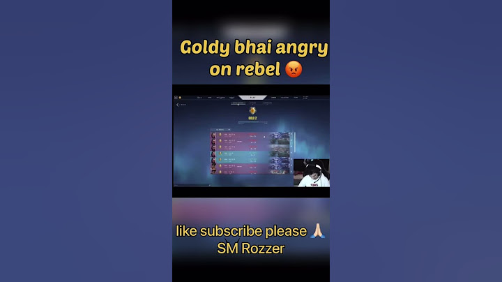 Goldy bhai angry on 8bit rebel 🤬 itna marunga behan ke l**de