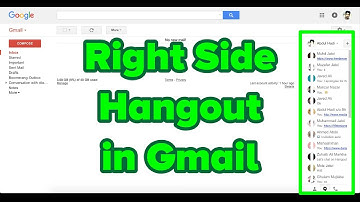 Moving Hangout on Right Side in Gmail