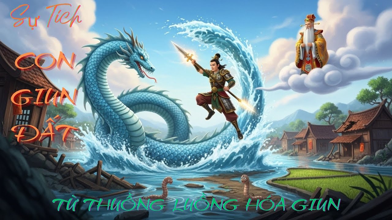 Sự Tích Con Giun Đất | Thuồng Luồng Bị Trời Phạt | Cổ Tích Việt | Cổ Tích Việt Nam