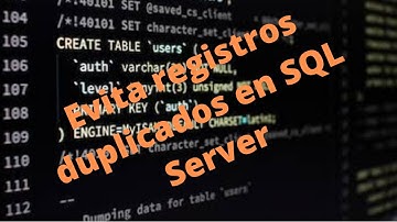 Encuentra datos repetidos con SQL Server