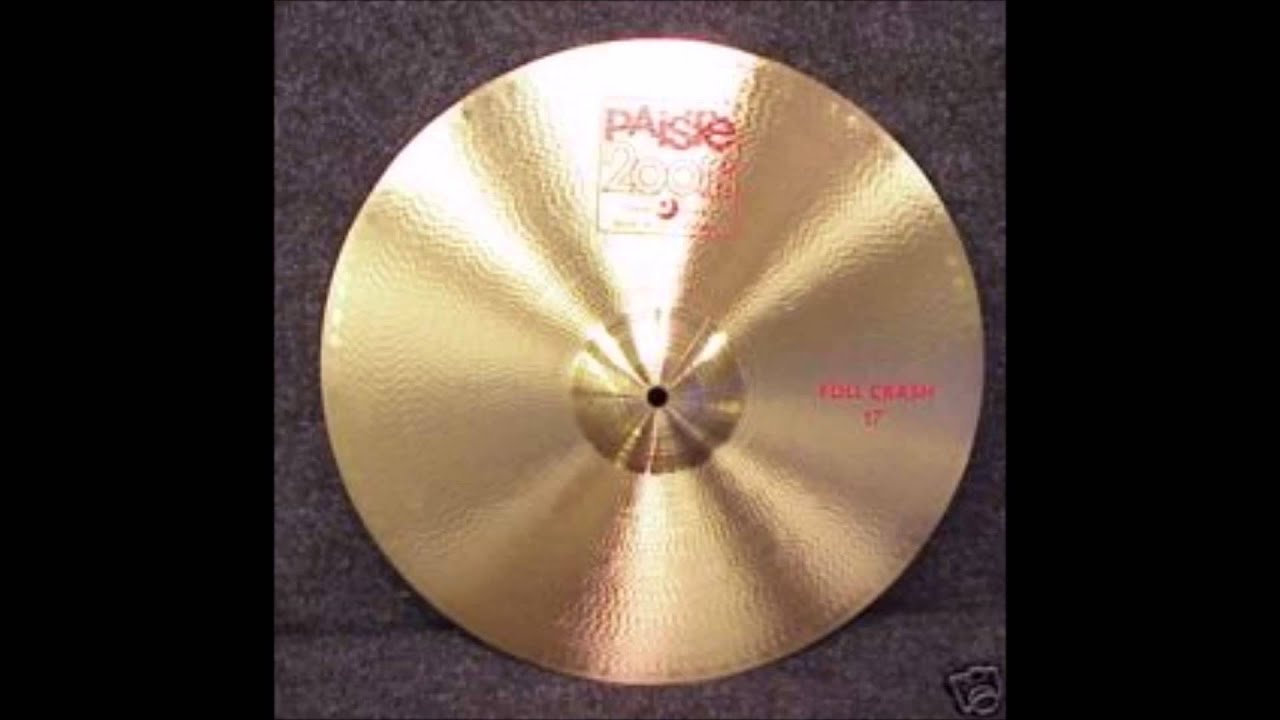 Paiste 2002 17" Full Crash YouTube