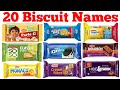 🍪 20 Biscuit Names | बच्चों के लिए मजेदार बिस्कुट के नाम हिंदी और इंग्लिश में