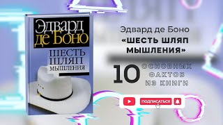 «Шесть шляп мышления» - Книга очень кратко за 3 минуты. Быстрый обзор ⏰