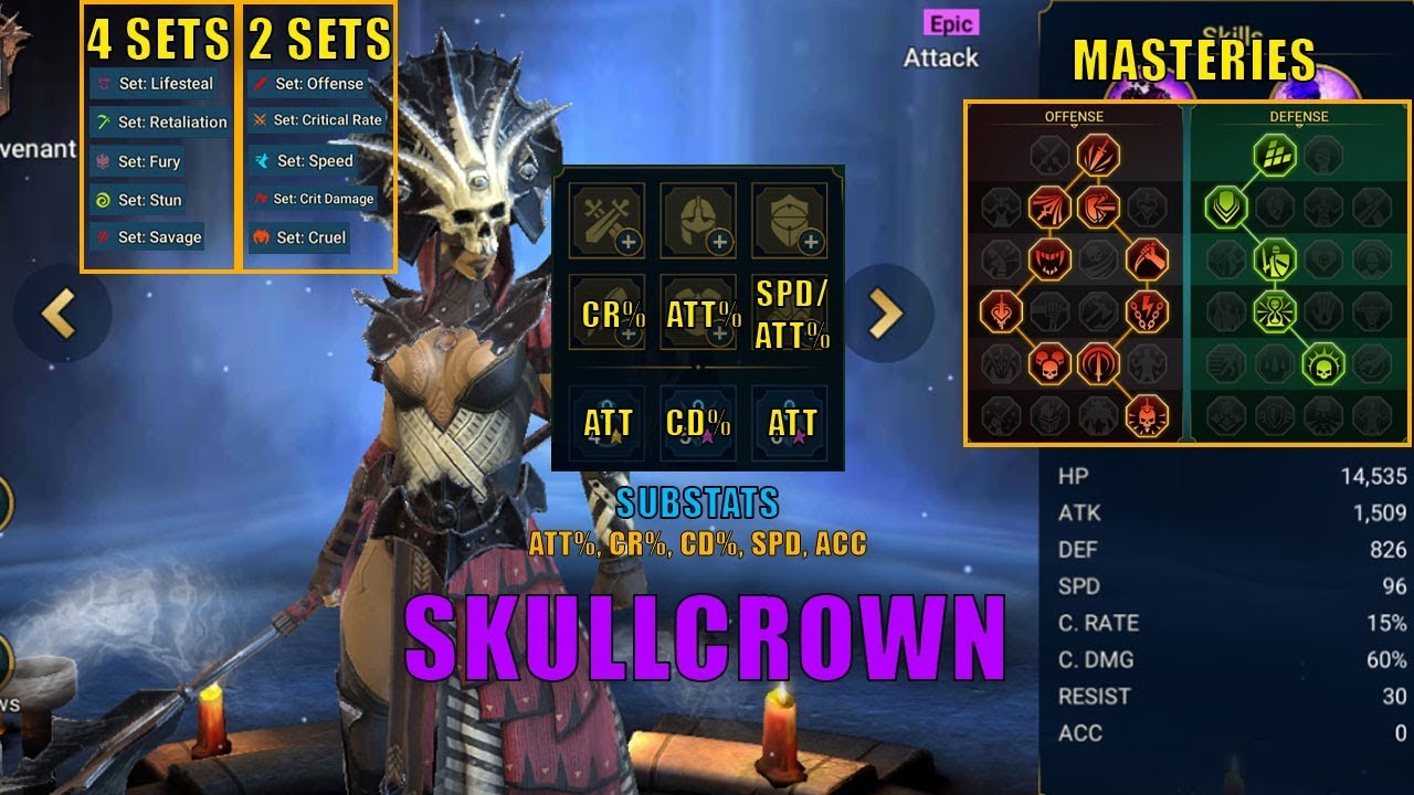 Raid How To Build Skullcrown Youtube