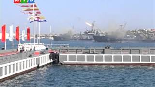 Севастополь  впервые отметил День ВМФ в составе России