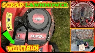 Scrap Lawnmower Will It Run?