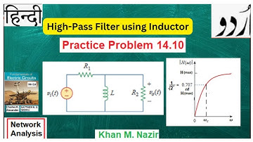 (U)ENA(A) Pr 14.10 || High-Pass Filter using Inductor || Understanding Transfer Function