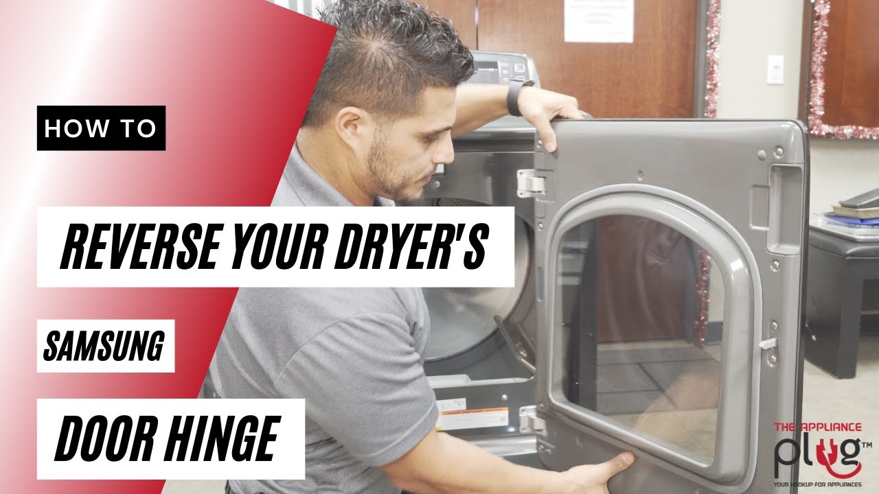 How To Properly Reverse Your Samsung Dryer's Door Hinge - Step by Step