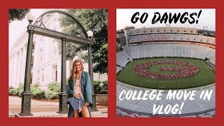 UGA EAST CAMPUS VILLAGE FRESHMAN YEAR MOVE IN VLOG