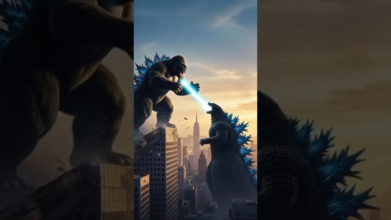 ⚡ King Kong vs Godzilla | Epic AI Animated Fight | Marvel Hulk Style Cinematic 8K 