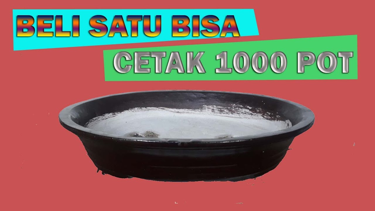 MEMBUAT CETAKAN POT BONSAI CEPER  DAN OVAL YouTube