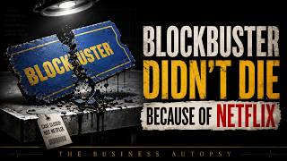 Blockbuster Had 9,000 Stores. One Secret Deal Destroyed Everything. | The Business Autopsy