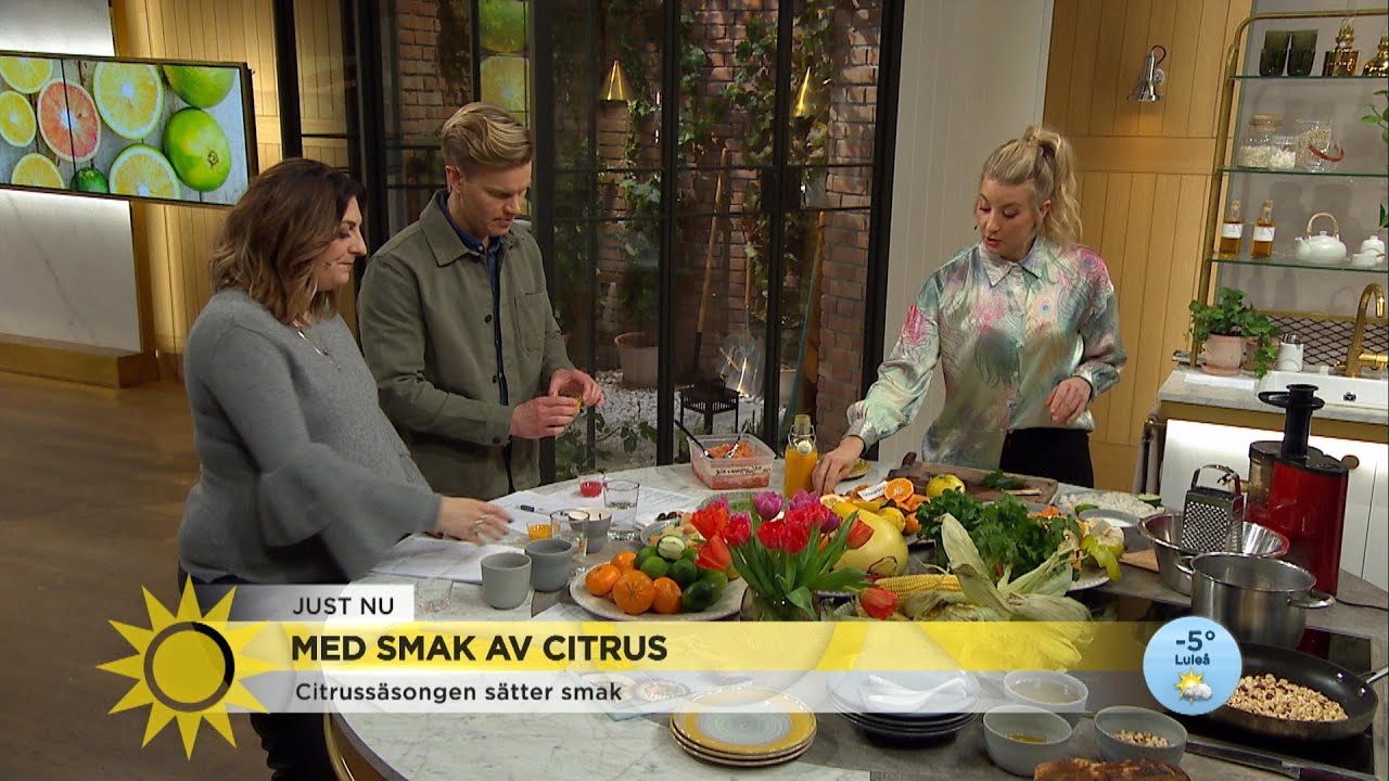 Citrussäsong: ”En stark shot på morgonen sätter känslan för hela dagen”  - Nyhetsmorgon (TV4)
