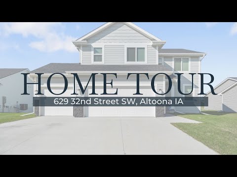 629 32nd St SW, Altoona, IA home video tour