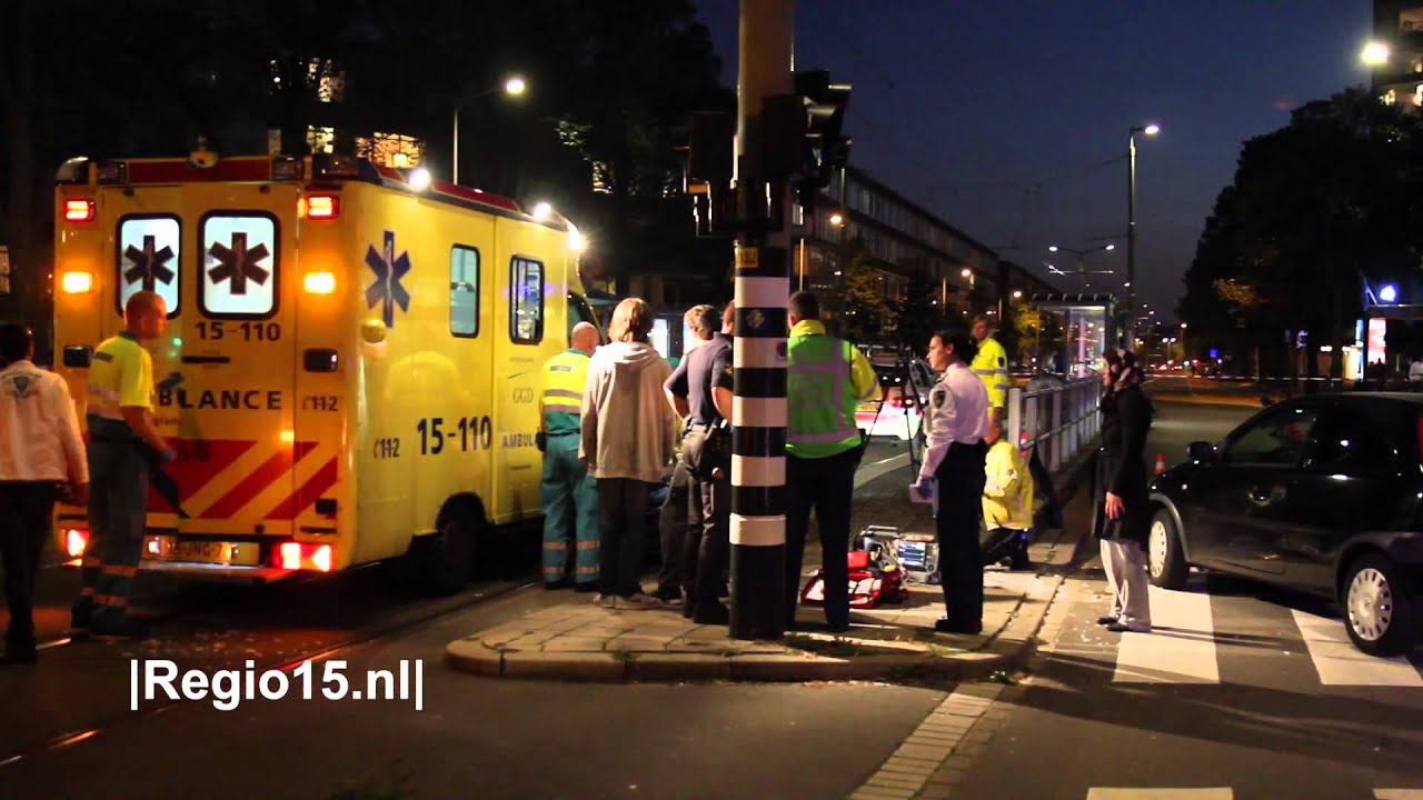 Bromfiets aangereden Escamplaan