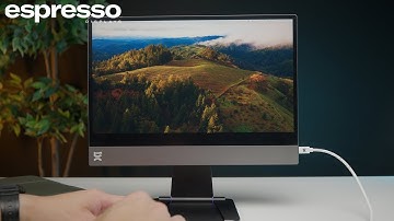 How To: Access on screen menu (espresso 15 touch)