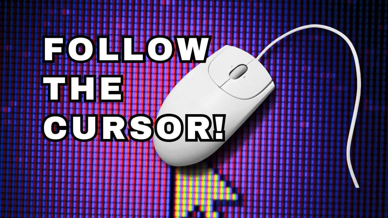 Easy Animation Tutorial | Make an Object Follow the Mouse Cursor - YouTube