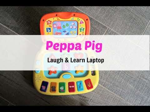 peppa laugh and learn laptop