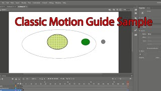 Animate CC Tutorial - Moon Revolving Around the World and Sun screenshot 4