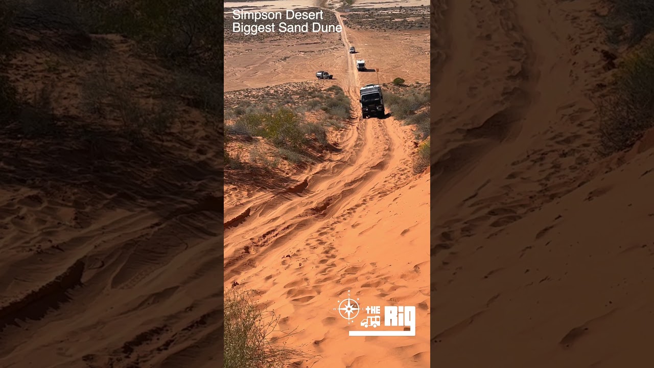 Simpson Desert biggest sand dune conquered 