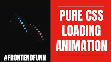 Pure CSS DNA Loading Animation - web development