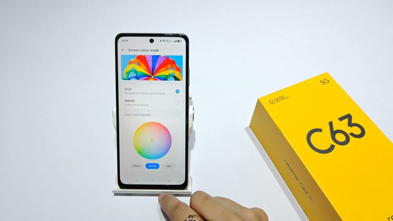 How to boost video colour in realme c63 5g | Realme c65 display quality kaise increase kare