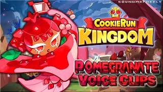 All Pomegranate Cookie Voice Clips • Cookie Run: Kingdom • Voice Lines • (Victoria Grace) - ENGLISH Profile